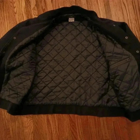 Ford Mustang Cobra Mens Wool Bomber Jacket Size 2XL Lamasz Sport - Picture 7 of 9